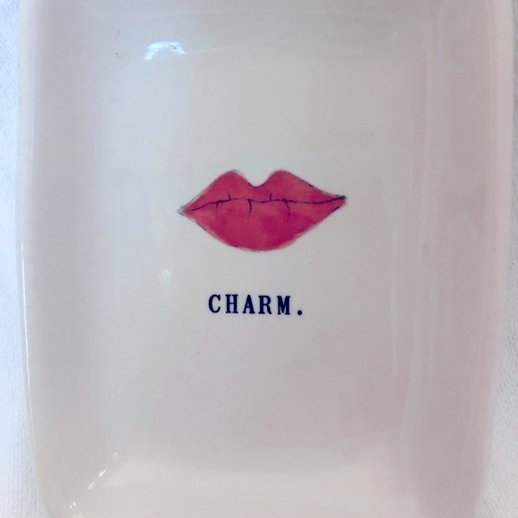 Pair Rae Dunn Magenta Trinket Dish Charm Fabulous - Picture 2 of 6